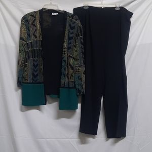 K Woman collection 2 pc Cardigan top & pant set